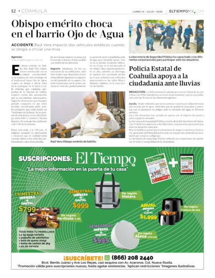 Edición impresa, hoja 12