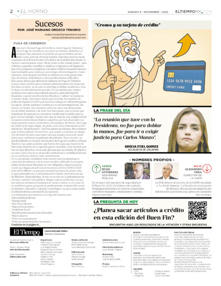 Edición impresa, hoja 2